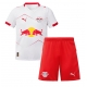 Billige Fotballdrakt RB Leipzig Antonio Nusa #7 Replika Hjemmedraktsett Barn 2025-26 Kortermet (med bukser)